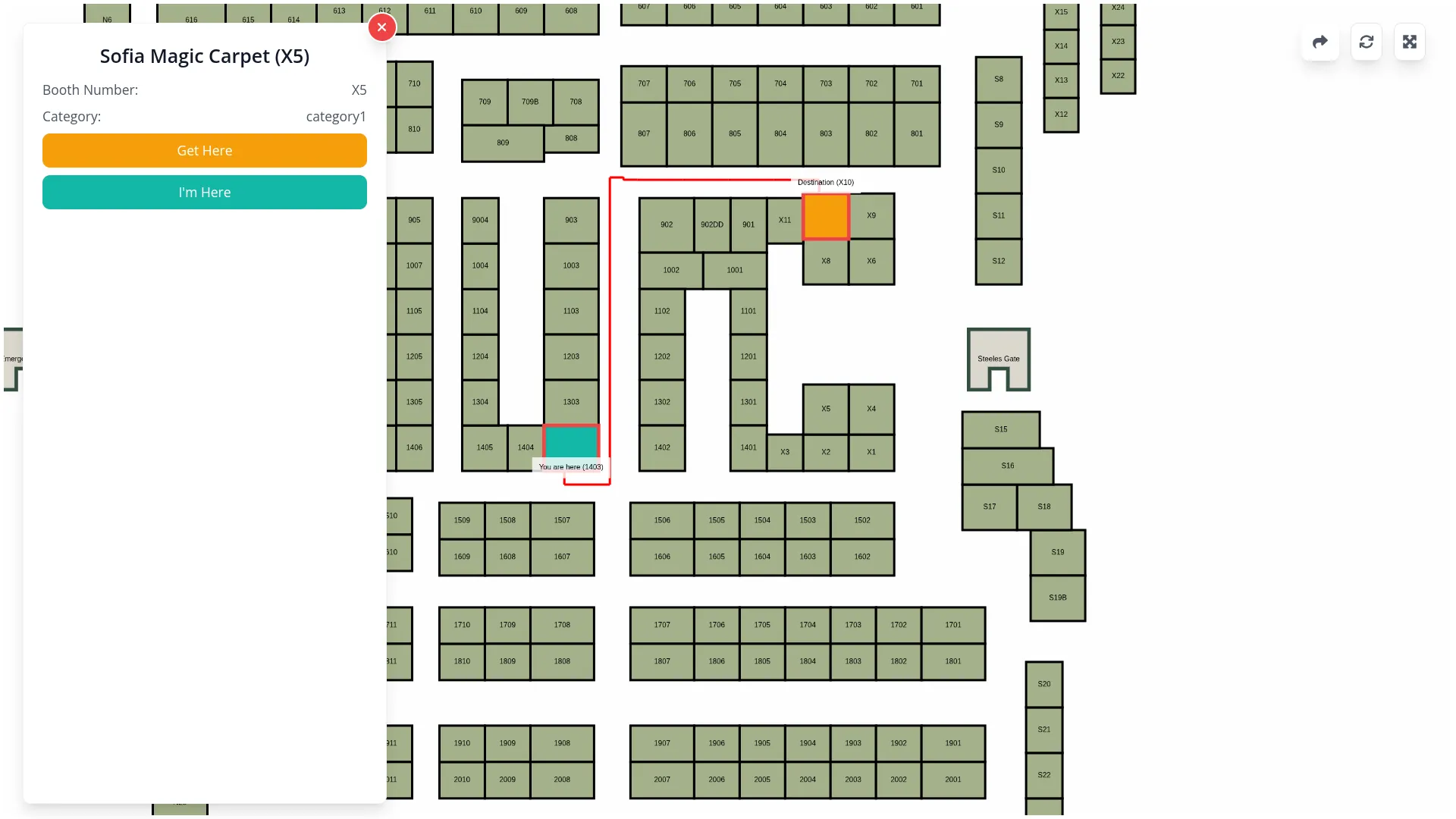 Screenshot of MarketMap